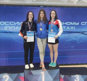 Бронзовые призёры Кубка России по подводному спорту
