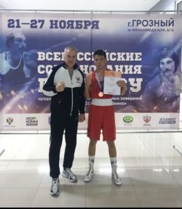 Бронза на всероссийских соревнованиях по боксу